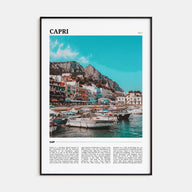 Capri Travel Color Poster