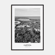 Captiva Portrait B&W No 2 Poster