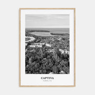 Captiva Portrait B&W No 2 Poster