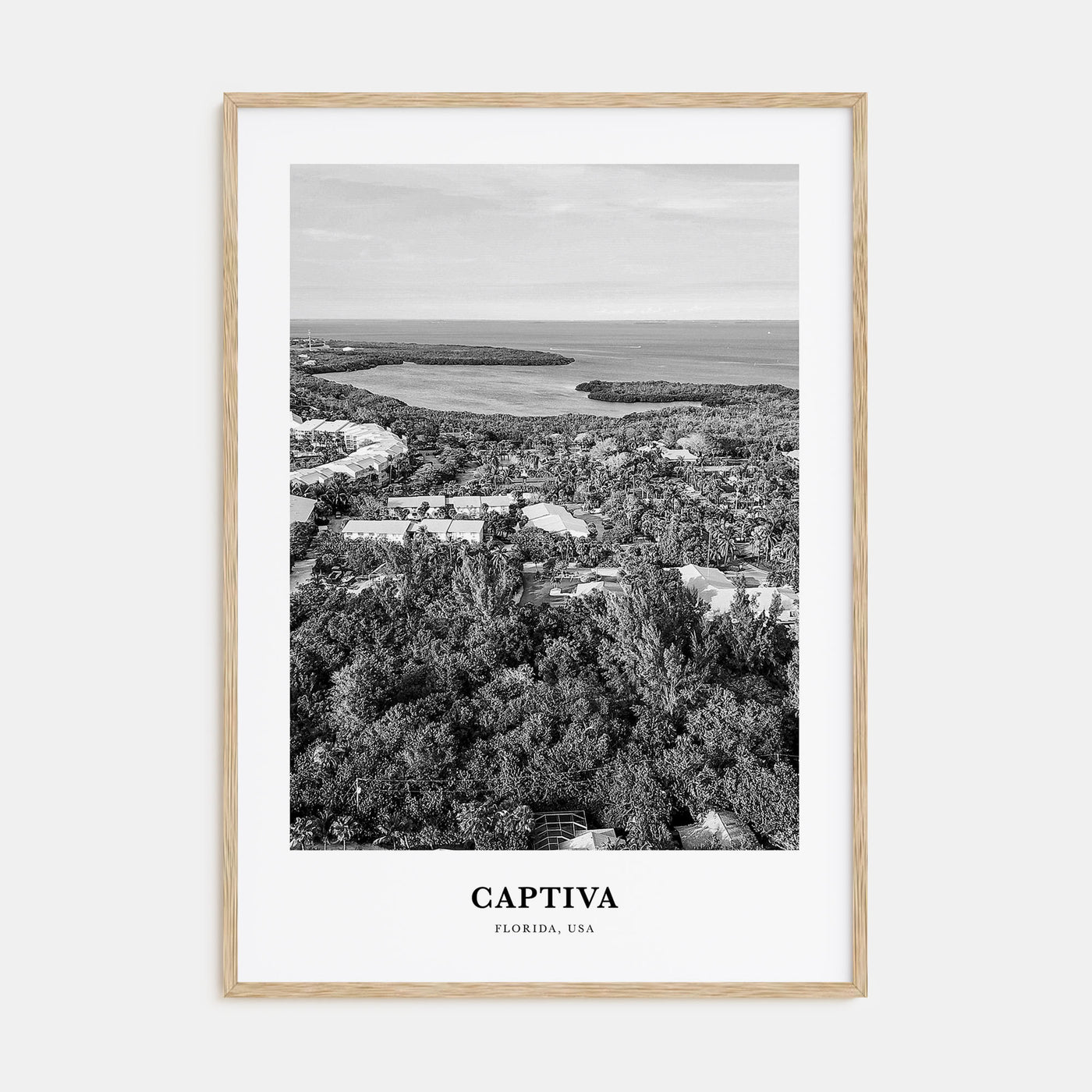 Captiva Portrait B&W No 2 Poster