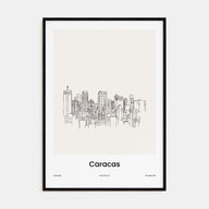 Caracas Drawn Poster