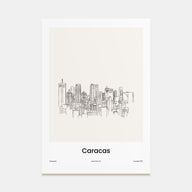 Caracas Drawn Poster