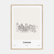 Caracas Drawn Poster