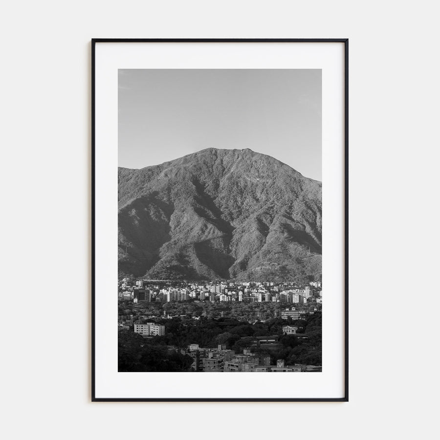 Caracas Photo B&W Poster