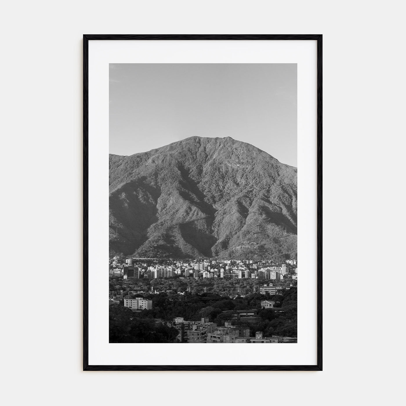 Caracas Photo B&W Poster