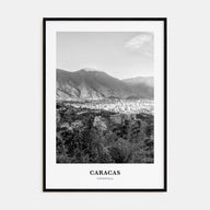 Caracas Portrait B&W No 1 Poster
