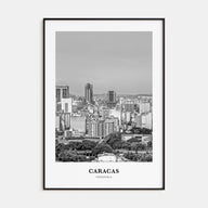 Caracas Portrait B&W No 2 Poster