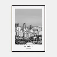 Caracas Portrait B&W No 2 Poster