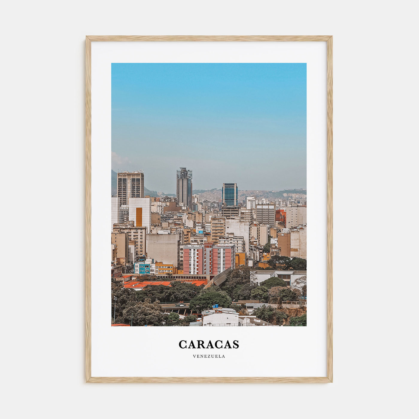 Caracas Portrait Color No 3 Poster