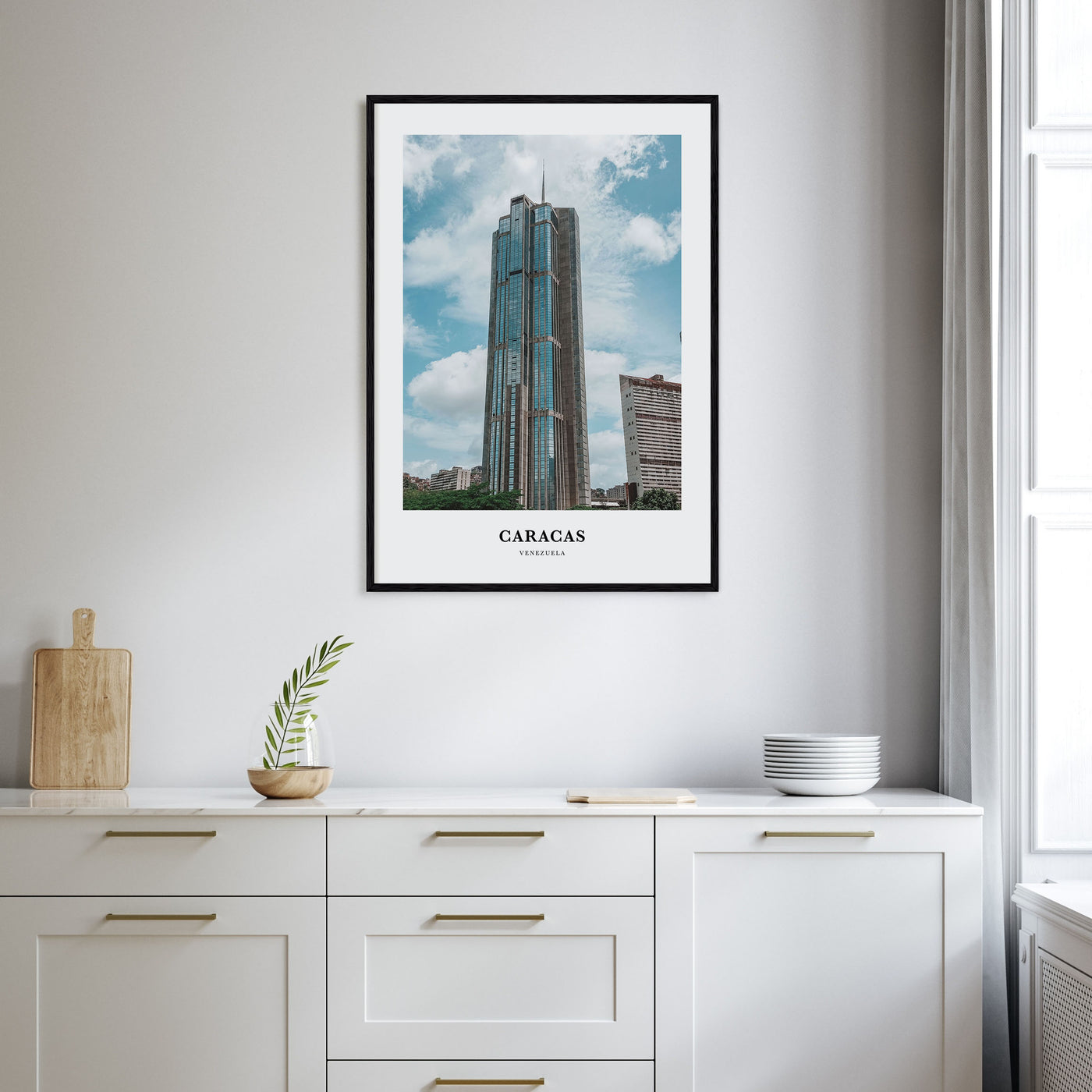 Caracas Portrait Color No 4 Poster