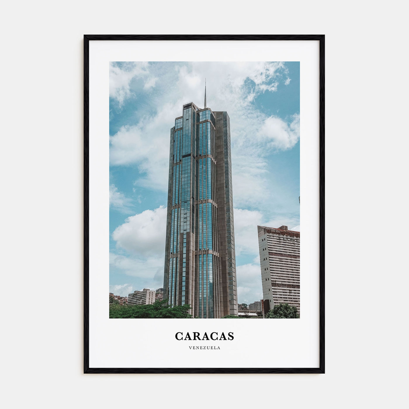 Caracas Portrait Color No 4 Poster