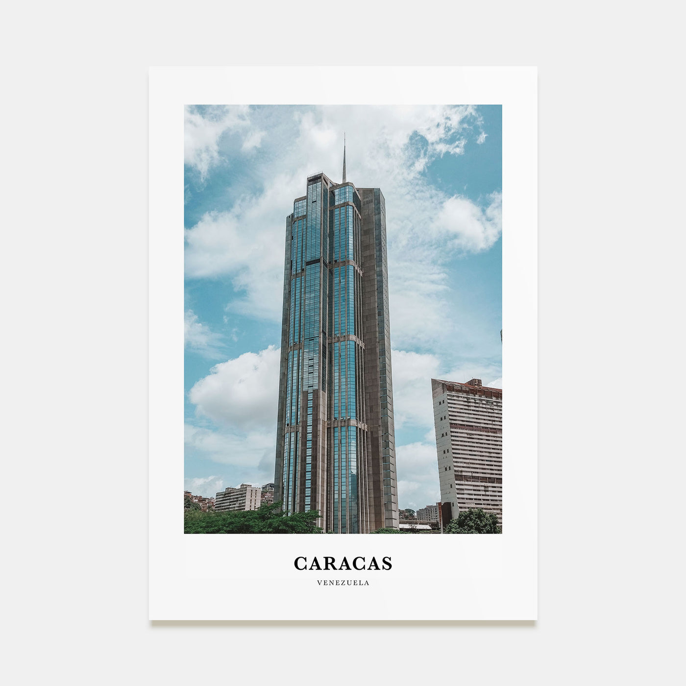 Caracas Portrait Color No 4 Poster