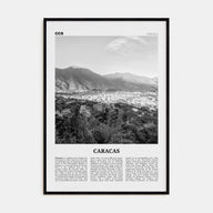 Caracas Travel B&W No 2 Poster