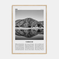 Caracas Travel B&W No 3 Poster