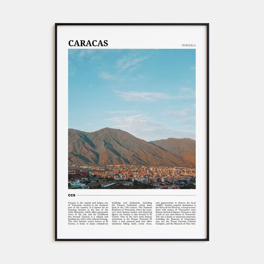 Caracas Travel Color No 1 Poster