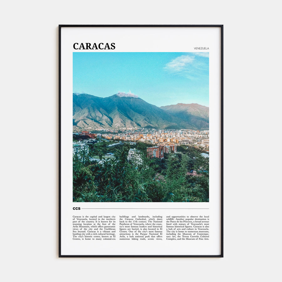 Caracas Travel Color No 2 Poster