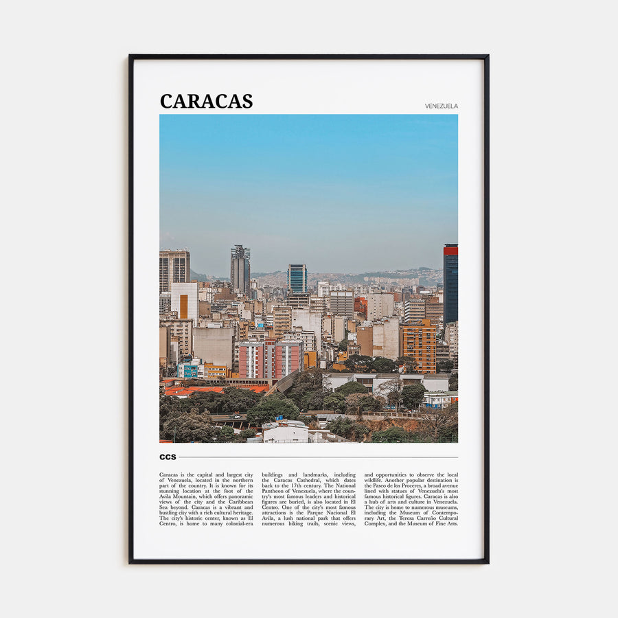 Caracas Travel Color No 3 Poster
