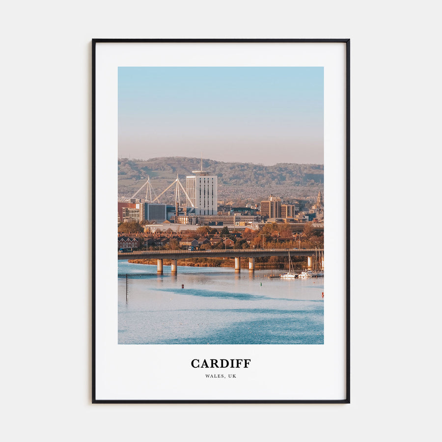 Cardiff Portrait Color Poster