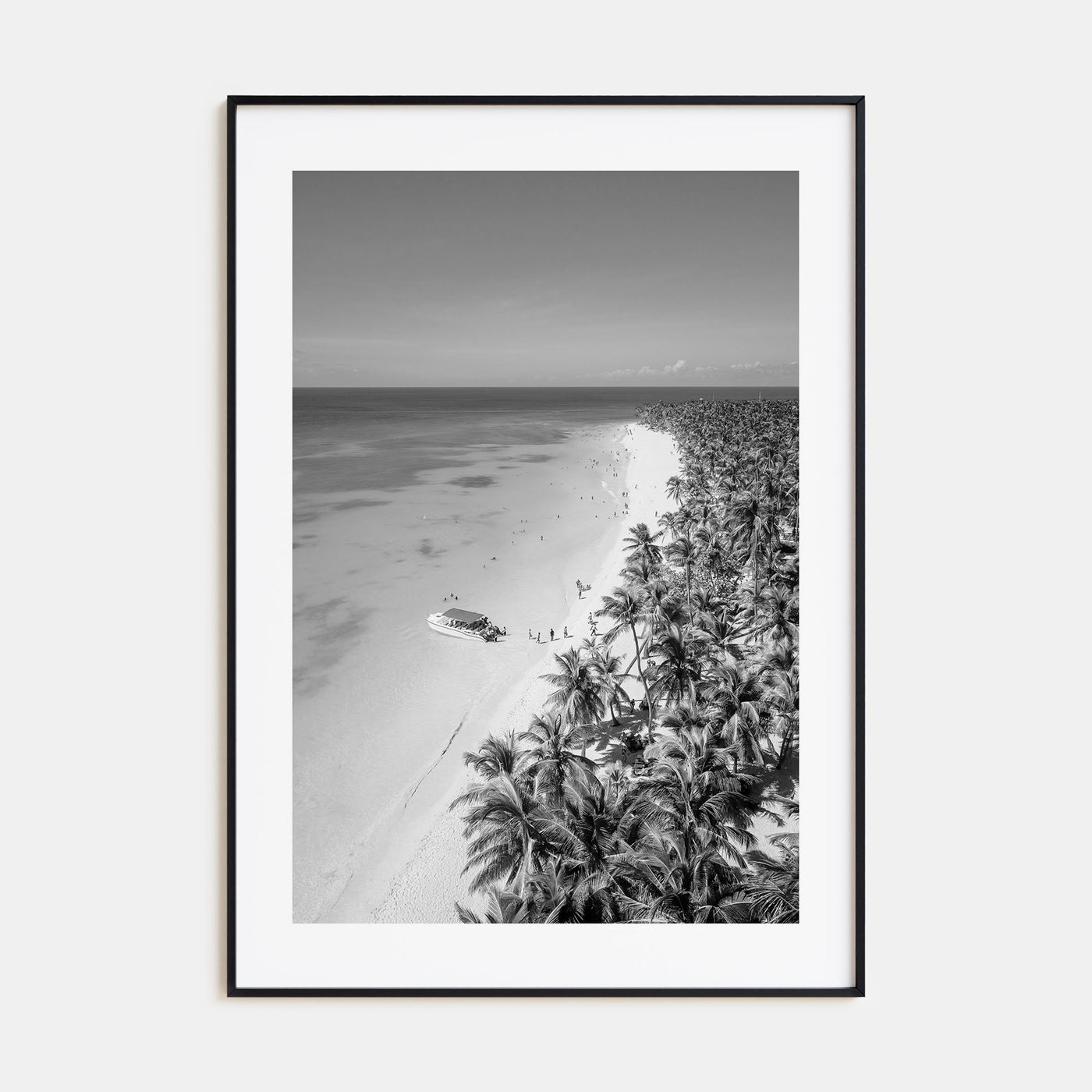 Caribbean Photo B&W Poster
