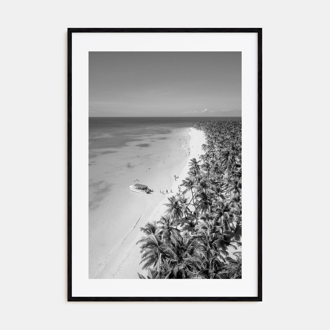 Caribbean Photo B&W Poster