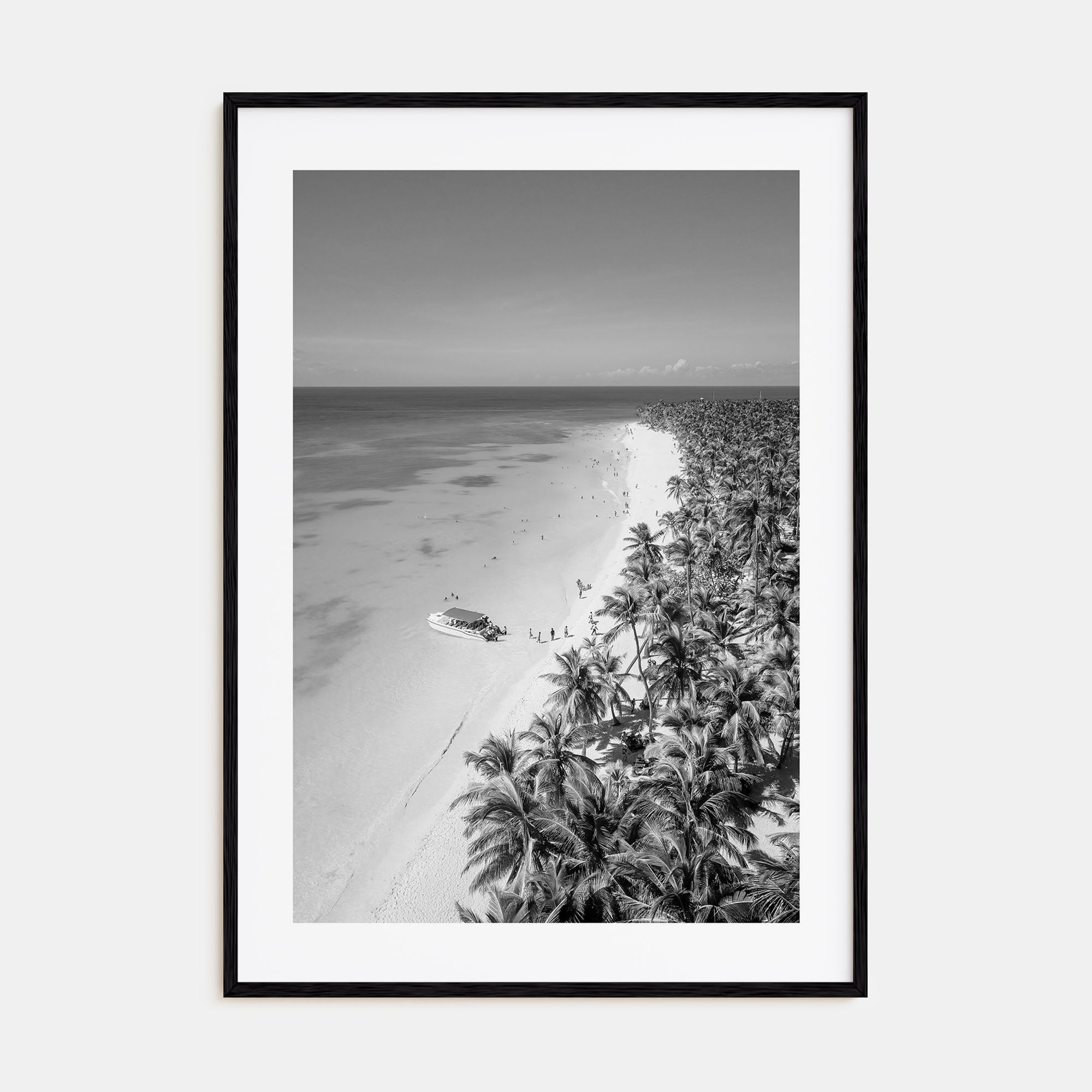 Caribbean Photo B&W Poster