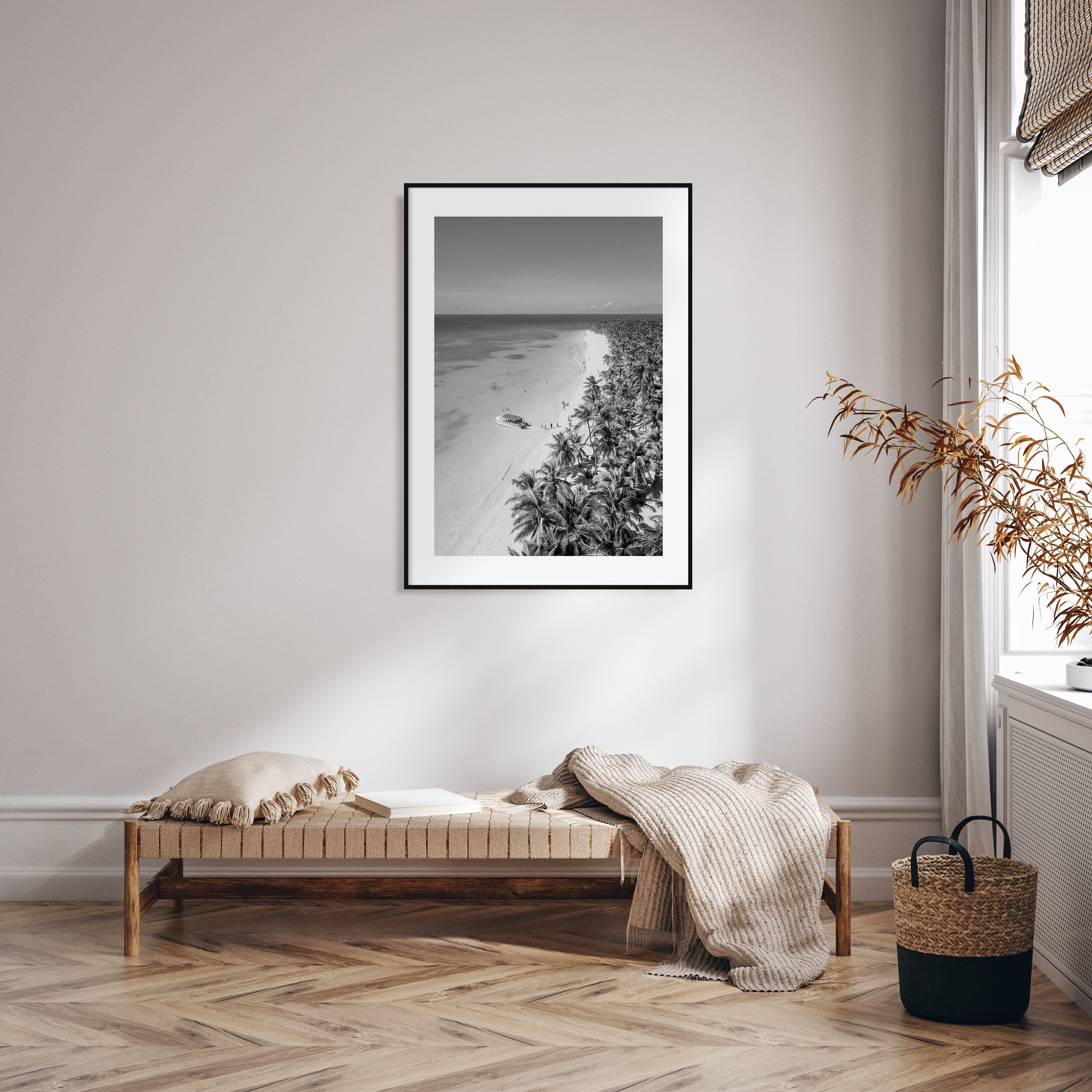 Caribbean Photo B&W Poster