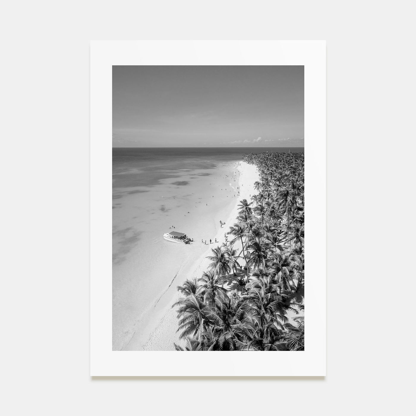 Caribbean Photo B&W Poster