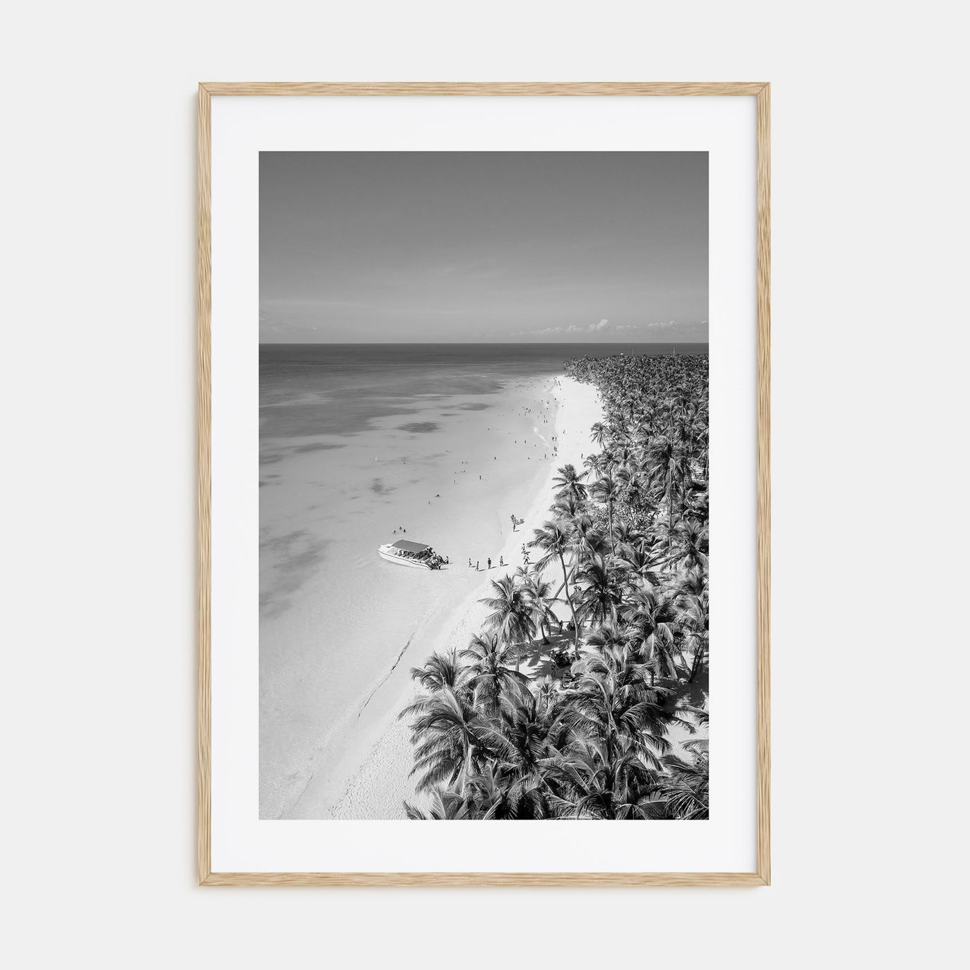 Caribbean Photo B&W Poster