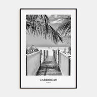Caribbean Portrait B&W No 2 Poster