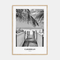 Caribbean Portrait B&W No 2 Poster