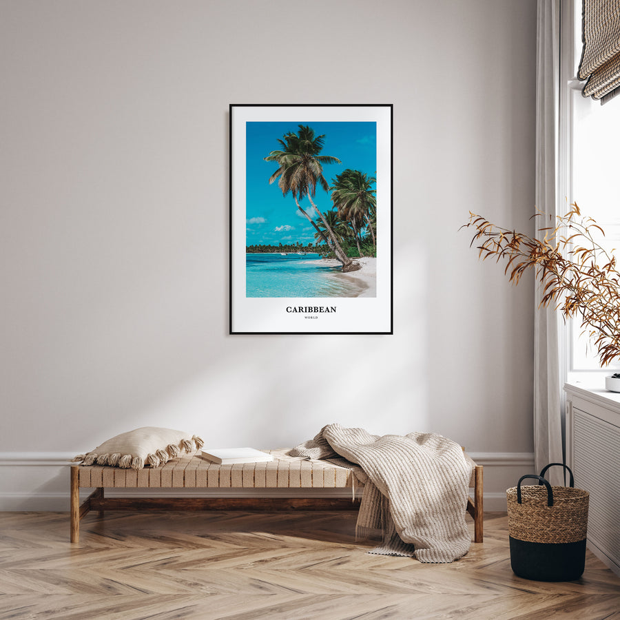 Caribbean Portrait Color No 1 Poster