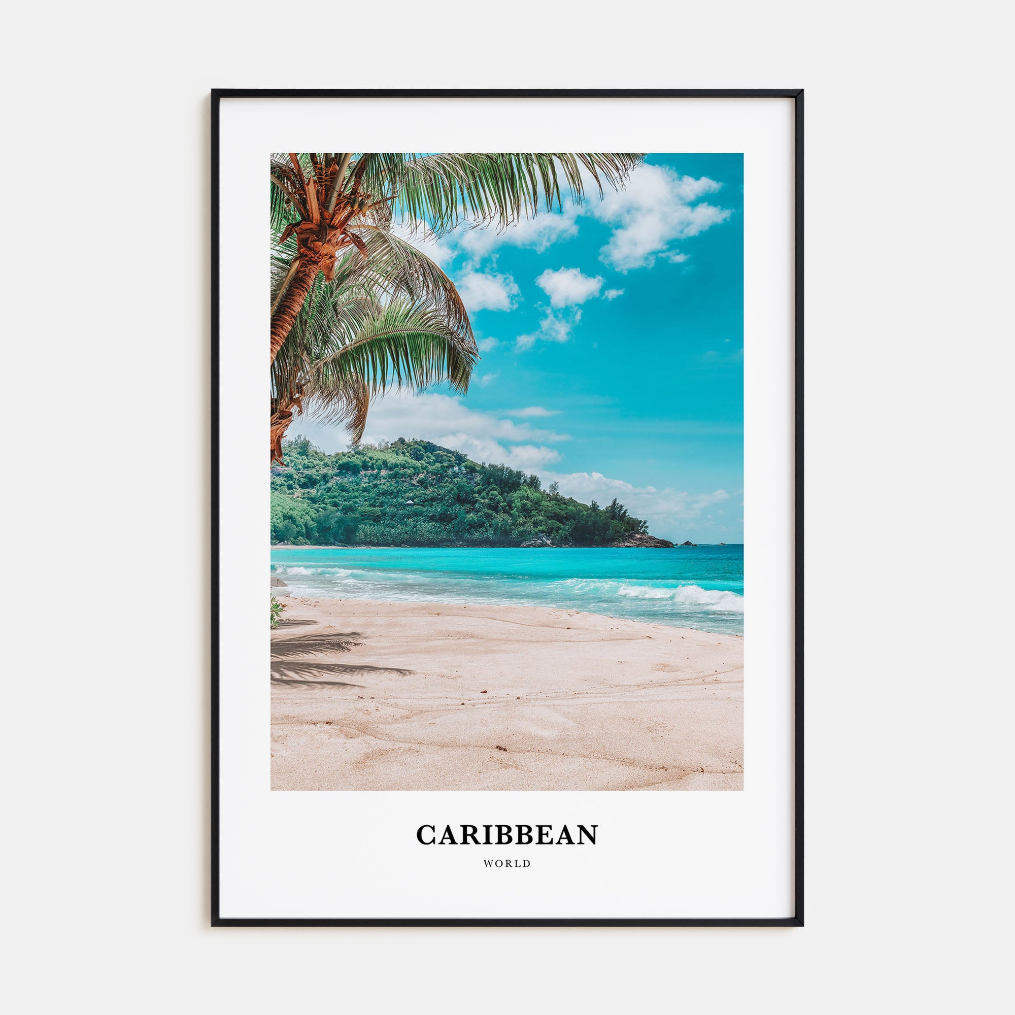 Caribbean Portrait Color No 2 Poster