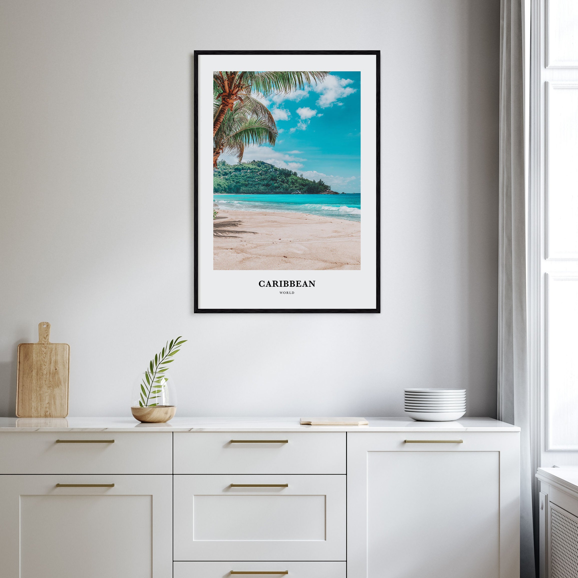 Caribbean Portrait Color No 2 Poster