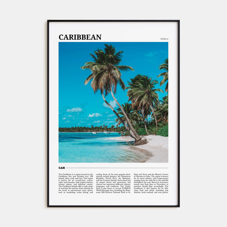 Caribbean Travel Color No 1 Poster