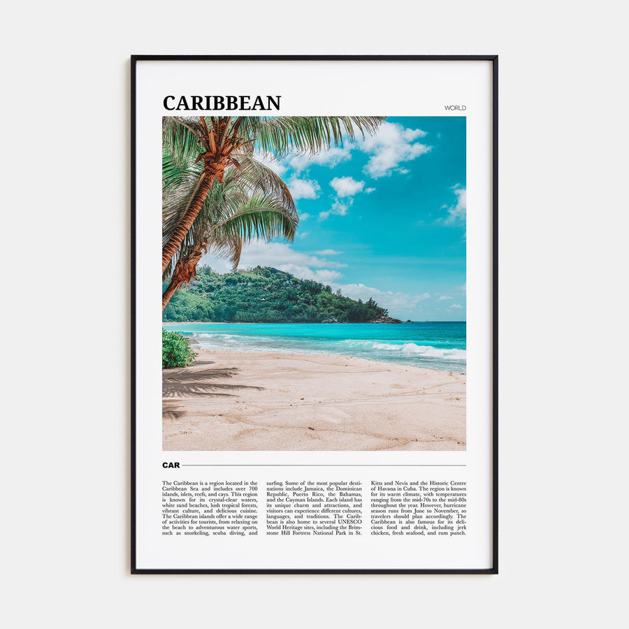 Caribbean Travel Color No 2 Poster