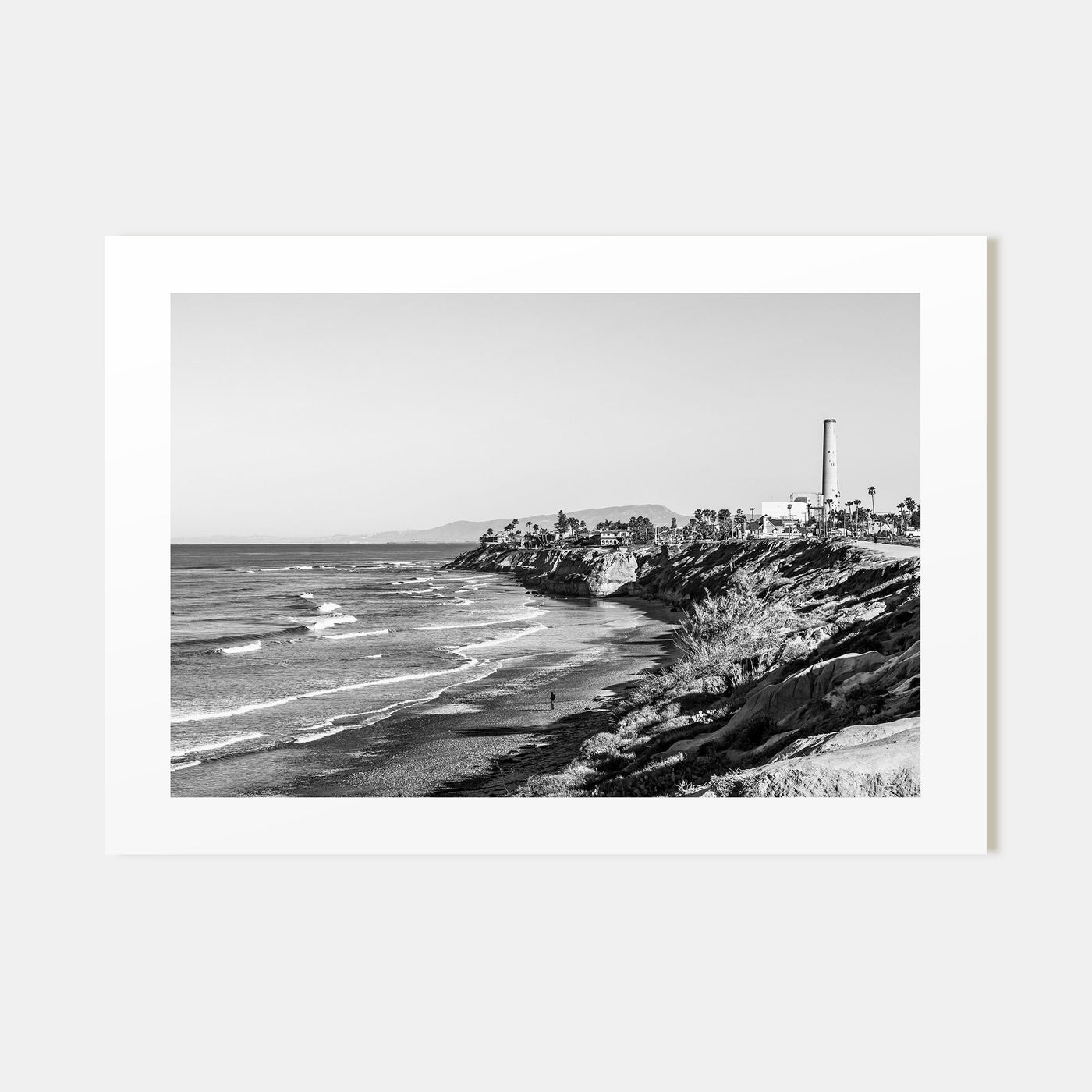 Carlsbad Landscape B&W Poster