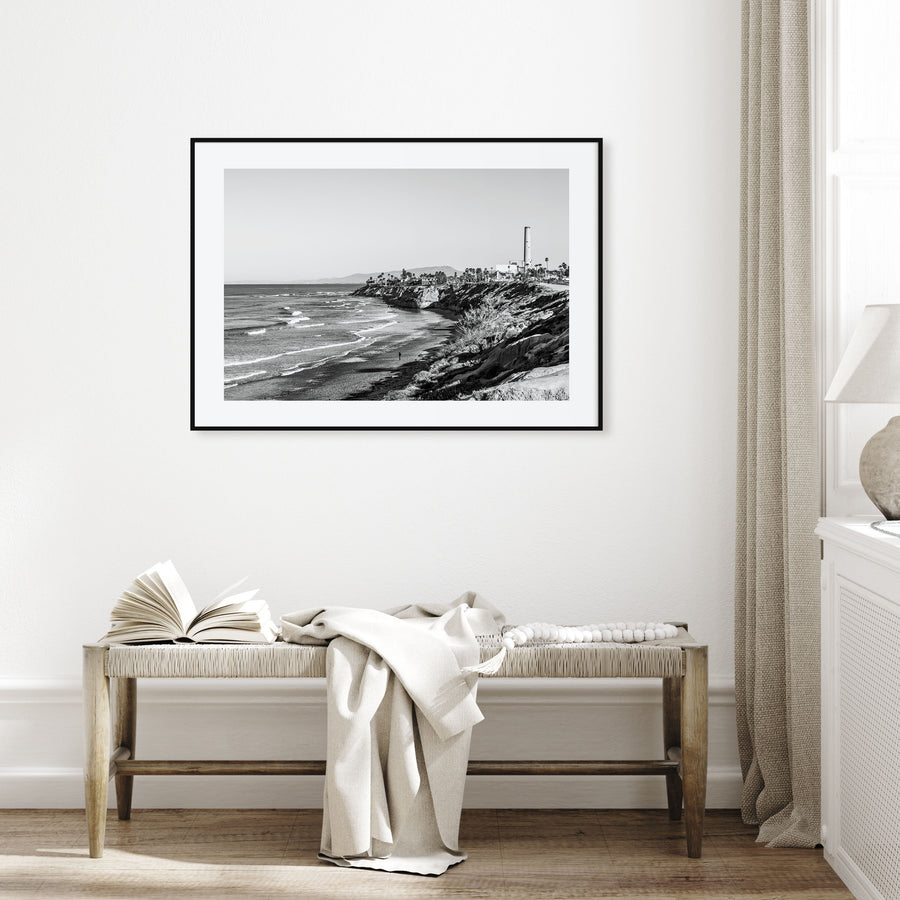 Carlsbad Landscape B&W Poster