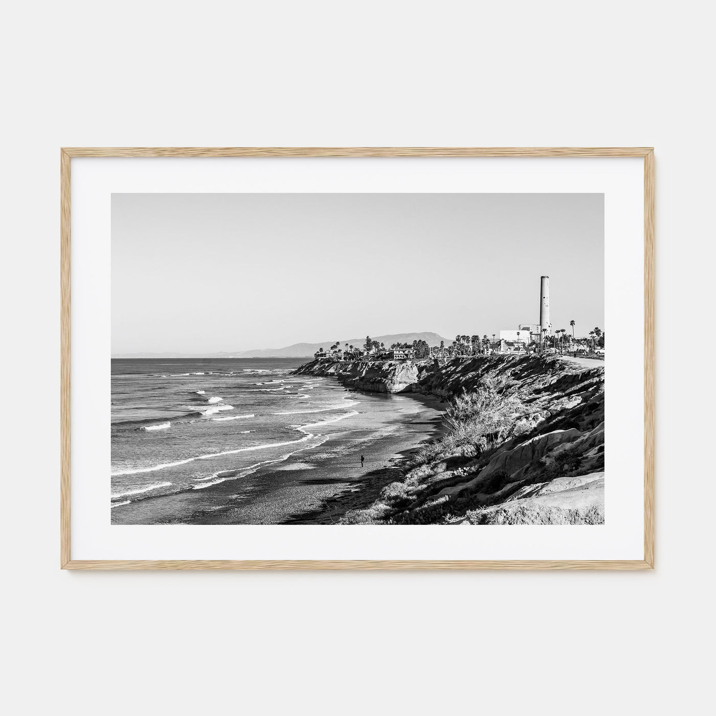Carlsbad Landscape B&W Poster