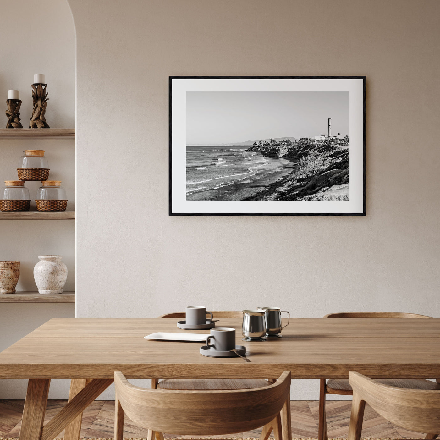 Carlsbad Landscape B&W Poster