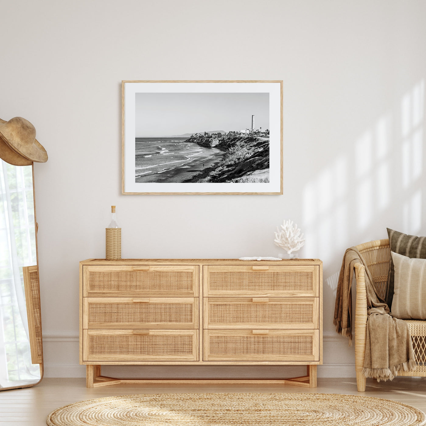 Carlsbad Landscape B&W Poster