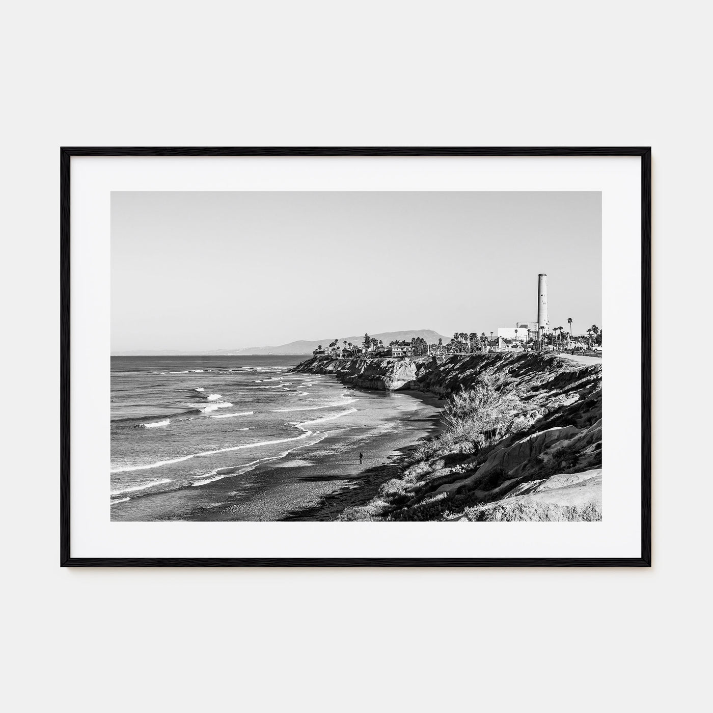 Carlsbad Landscape B&W Poster