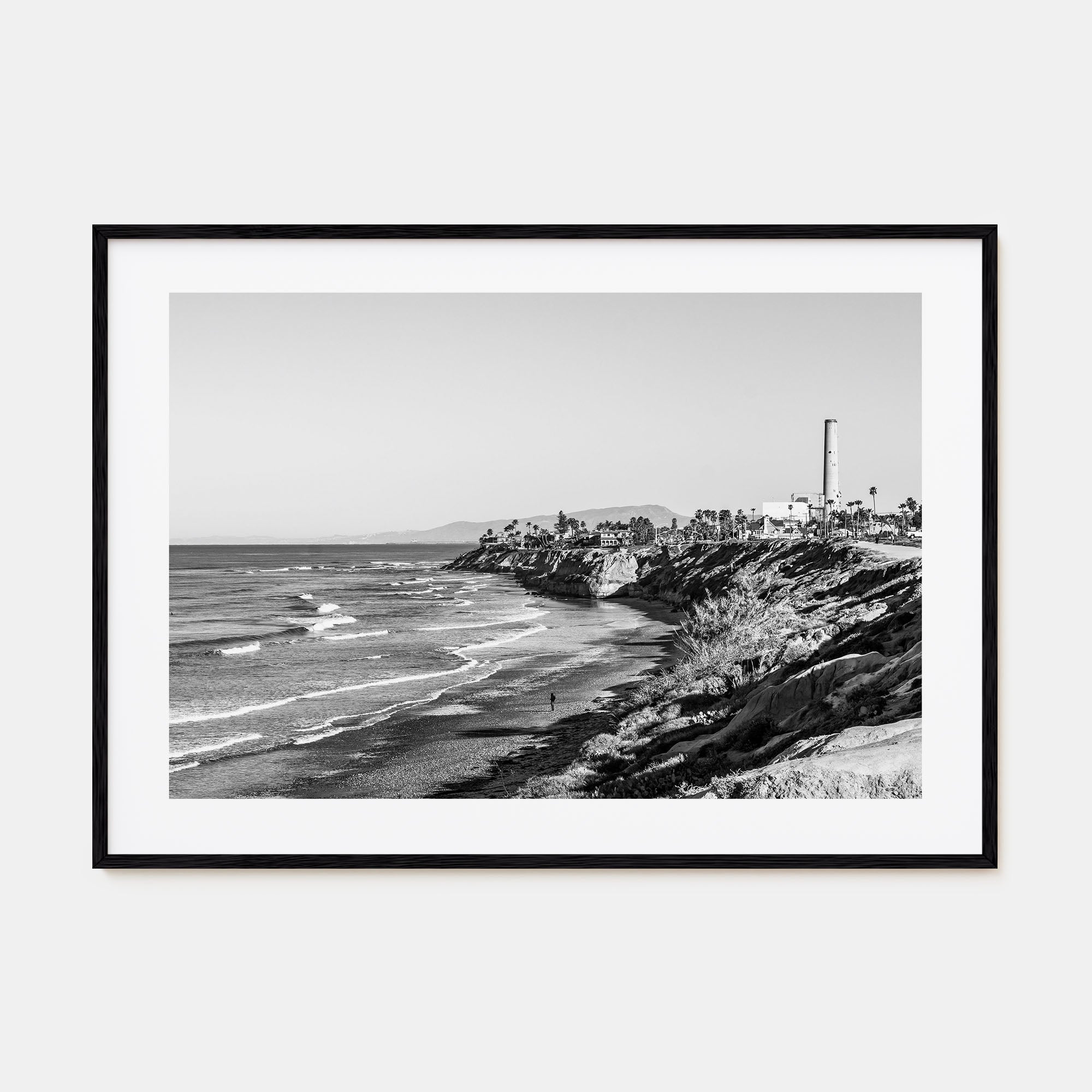 Carlsbad Landscape B&W Poster