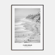 Carlsbad Portrait B&W No 1 Poster