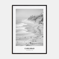 Carlsbad Portrait B&W No 1 Poster