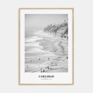 Carlsbad Portrait B&W No 1 Poster