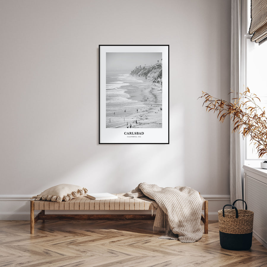 Carlsbad Portrait B&W No 1 Poster