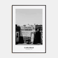 Carlsbad Portrait B&W No 2 Poster