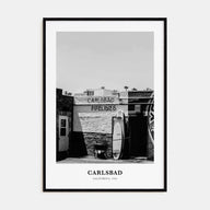 Carlsbad Portrait B&W No 2 Poster
