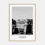 Carlsbad Portrait B&W No 2 Poster