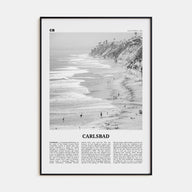 Carlsbad Travel B&W No 1 Poster